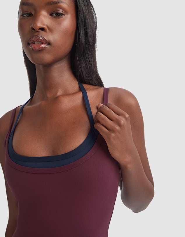 TALA - Double Strap Halter Tank