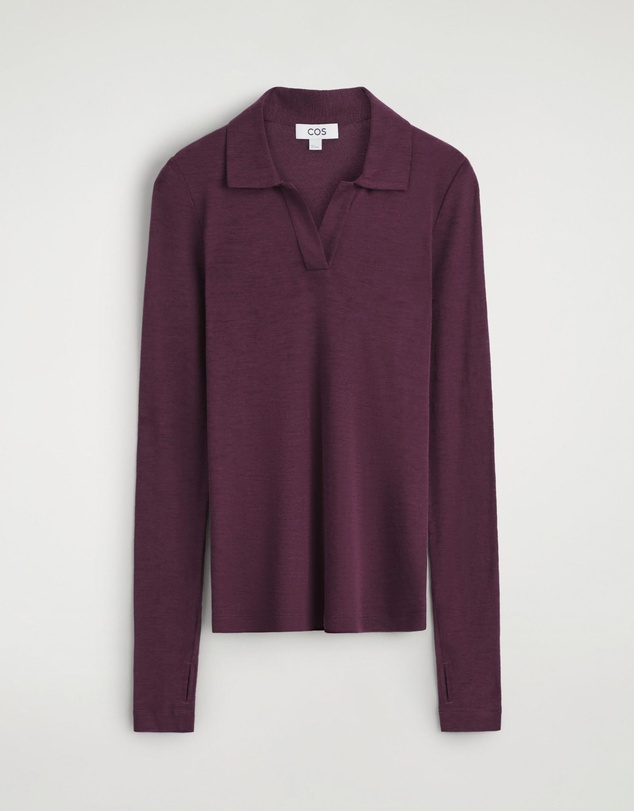 COS - Merino Wool Polo Shirt