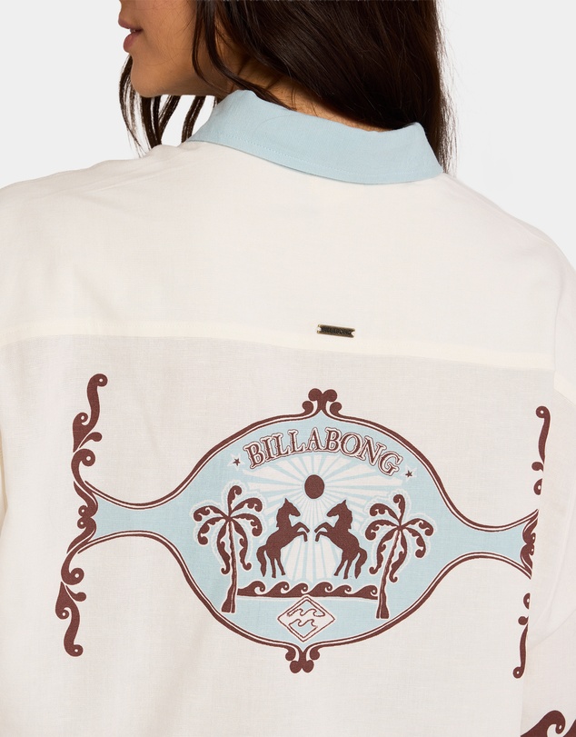 Billabong - Womens Surf Cowgirl Short Sleeve Shirt