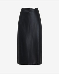 Forcast - Giselle Panel PU Skirt