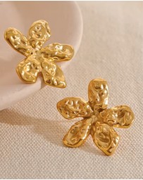 Chuchka - Daisy Gold Earrings