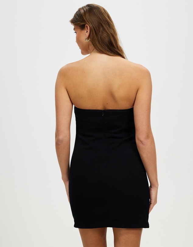 Third Form - Retrospect Tuck Strapless Mini Dress