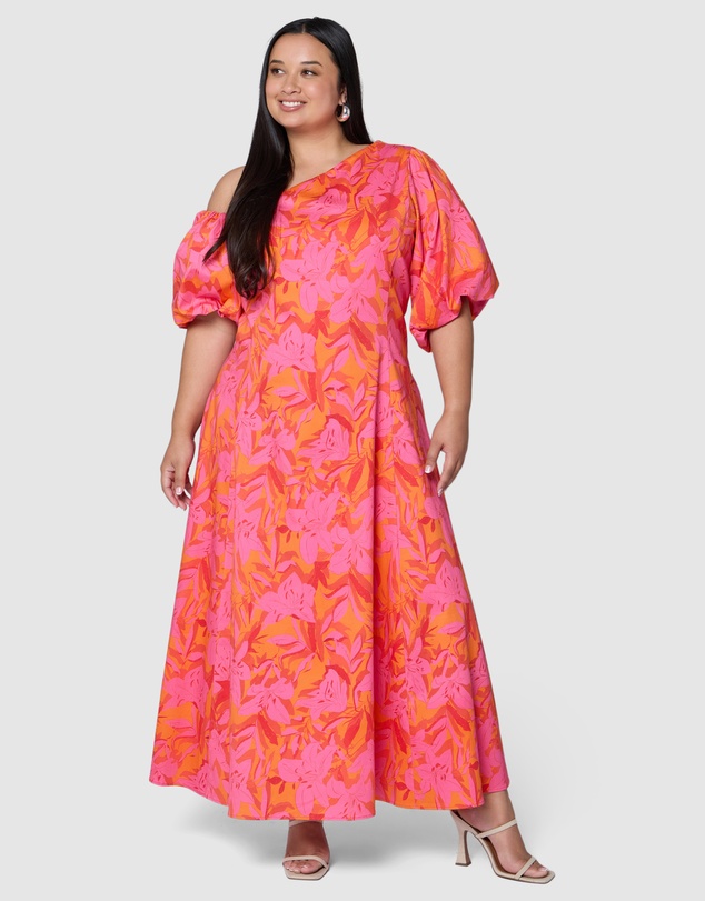 Pink Dusk by Curve Project - Bewitching Maxi Dress