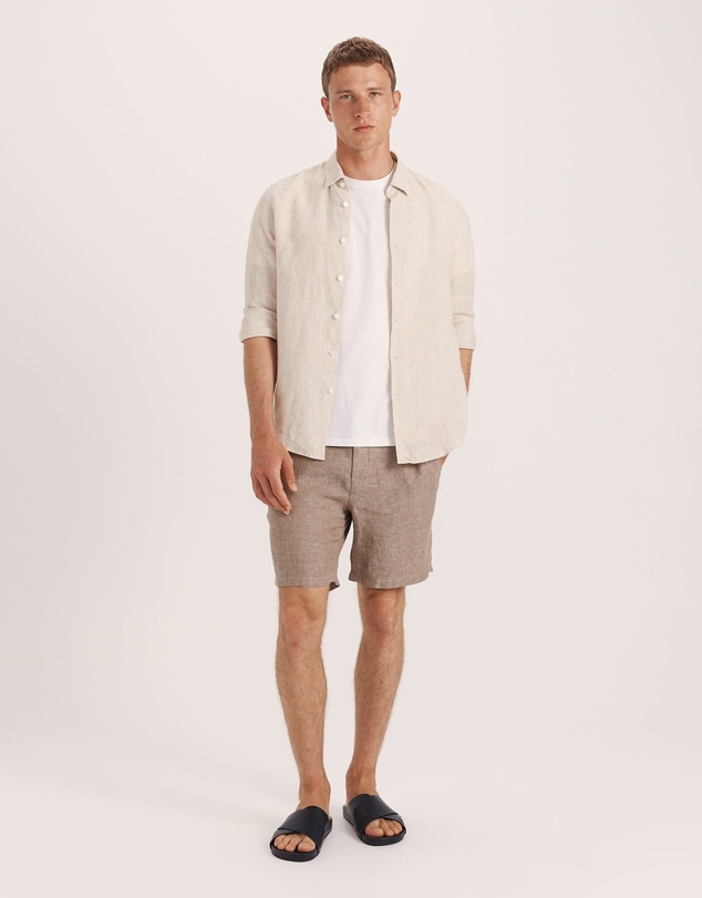 SABA - Anderson Classic Yarn Dyed Linen Shirt