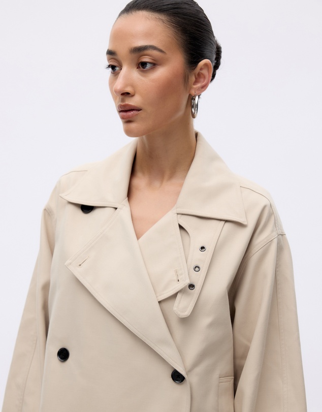 Minima Esenciales - Eleni Cocoon Trench Coat