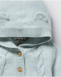 Wilson & Frenchy - Organic Knitted Cable Jacket - Babies