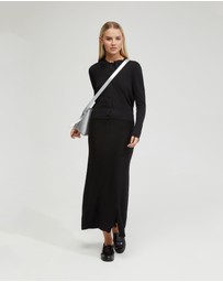 Oxford - Aggie Knitted Metallic Cardigan