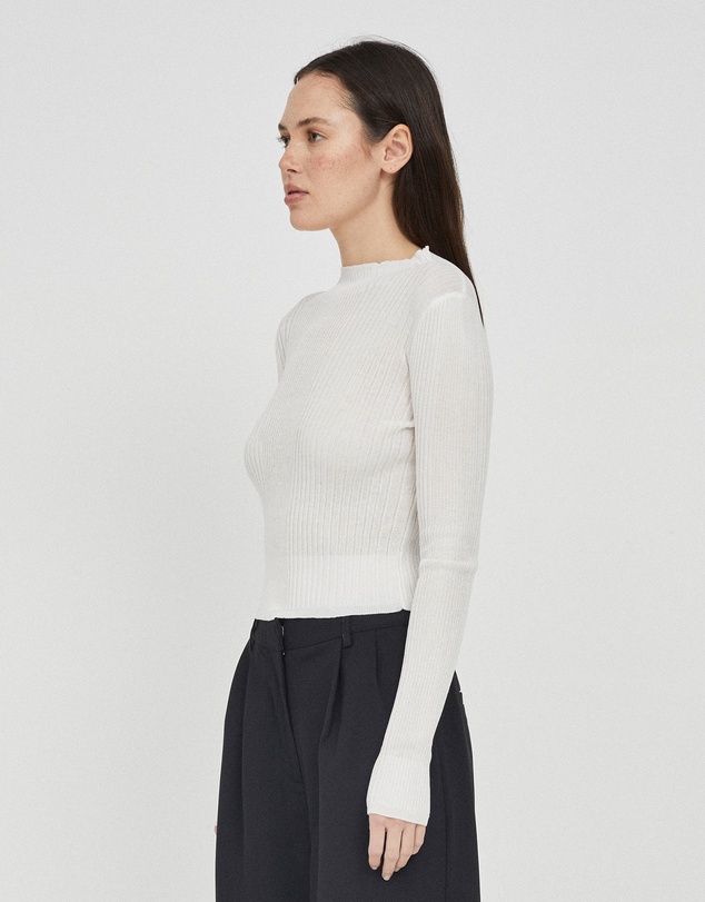 FRIEND of AUDREY - Finn Ribbed Knit Top