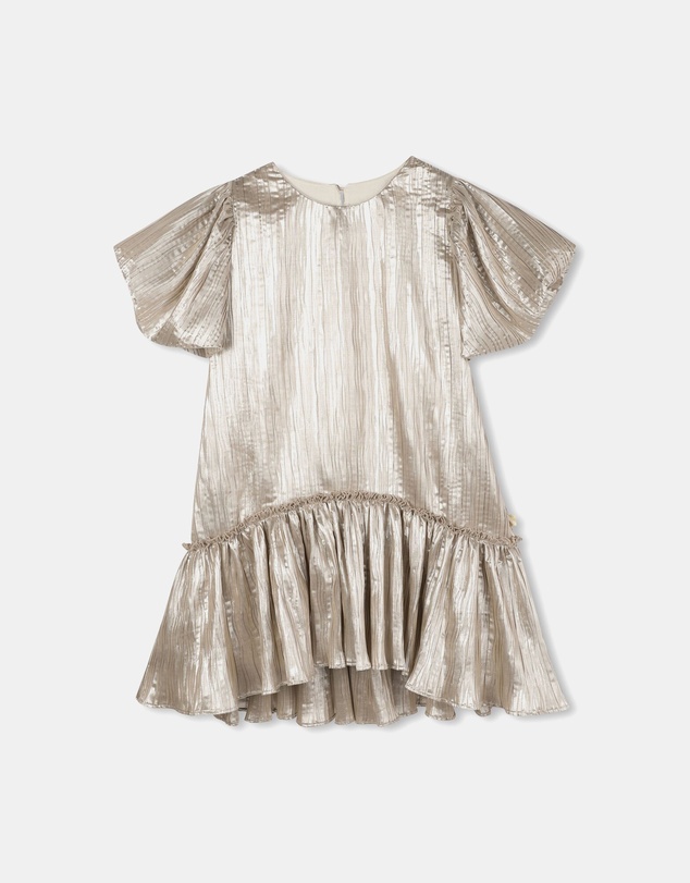 Billieblush - Metallic Pleated Dress - Kids-Teens