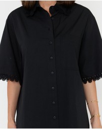 ALEXANDRA - Violet Dress Black