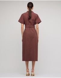 Staple the Label - Ishtar Wrap Shirtdress