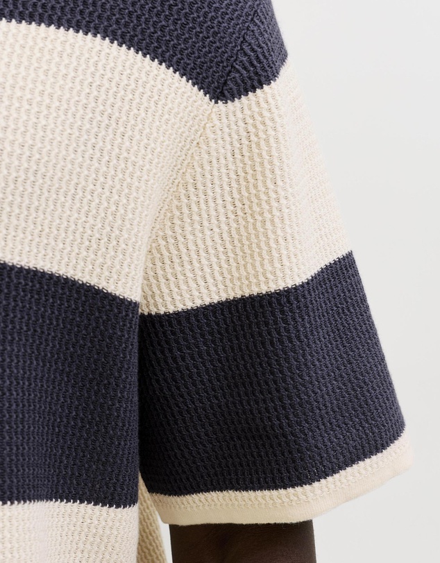 Jack & Jones - Jorliam Knit Stripe Split Neck Polo