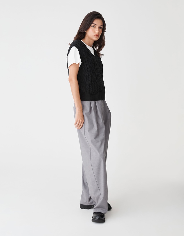 Forcast - Poppy Sleeveless Cable Knit