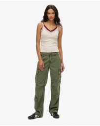Superdry - Low Rise Straight Cargo Pant