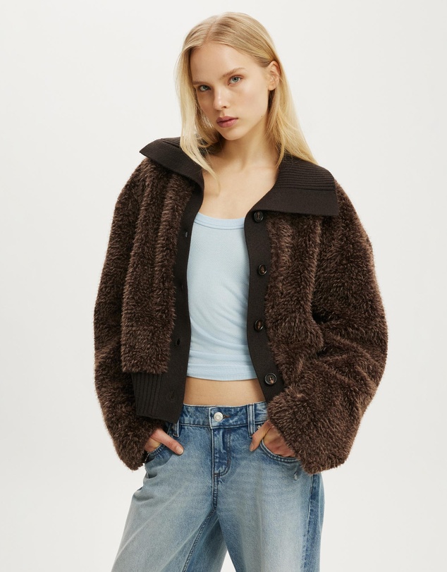 Cotton On - Oslo Faux Fur Jacket