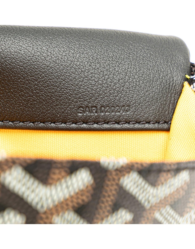 Pre-Loved by Azura Reborn - Pre-Loved Goyardine Canvas Leather Clutch