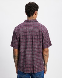Thrills - Excitement Excitement Check SS Cropped Shirt