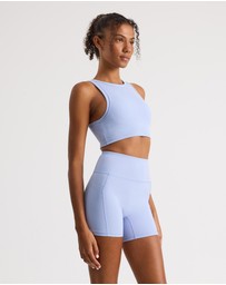 Upstate - Rib Crop - Chambray Blue