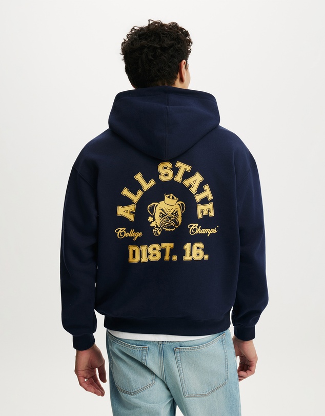 Cotton On - Box Fit Graphic Hoodie