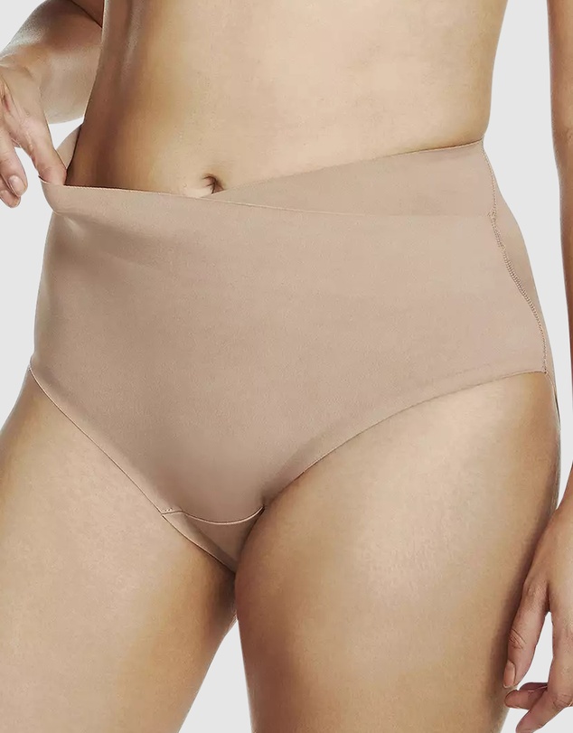 Naomi & Nicole - Real Smooth® Wrap Front High Waist Shaping Brief
