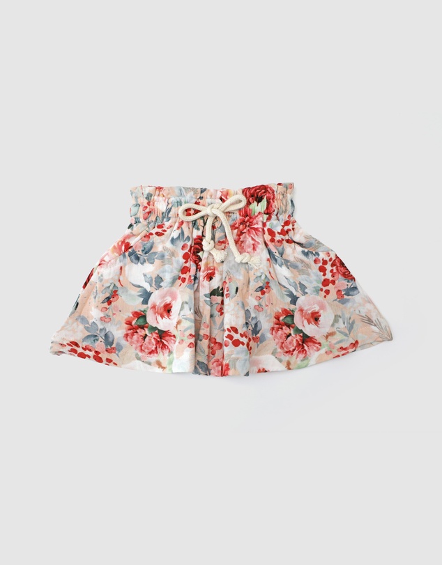 WITH LOVE FOR KIDS - Cotton Muslin Paperbag Skirt - Babies - Kids