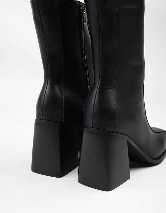 RAID - Jacker high block heeled boots in black