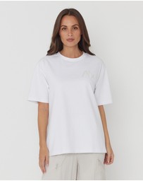 ALEXANDRA - Echo T-Shirt White