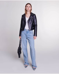 Maje - Basaltm Leather Jacket