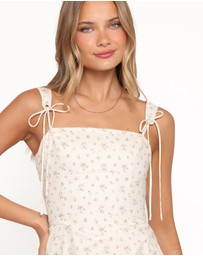 Petal & Pup - Clarissa Midi Dress - White Betty