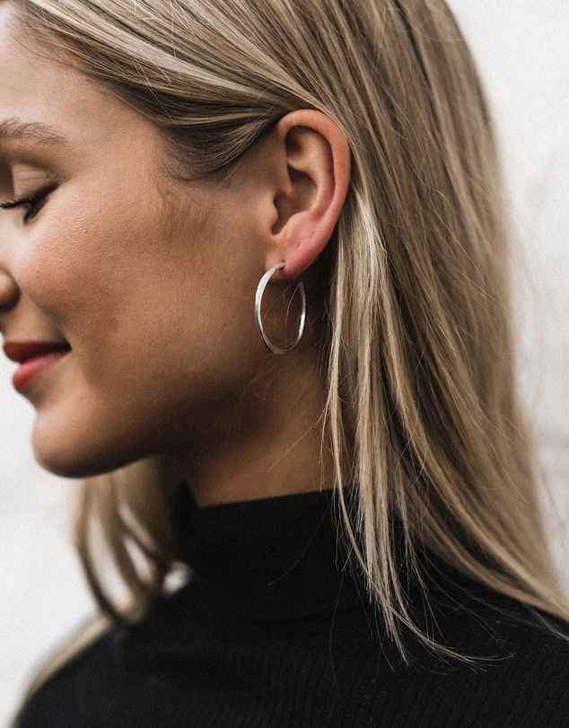Haze & Glory - ICONIC EXCLUSIVE - Earrings Everyday Hoops 925 Sterling Silver