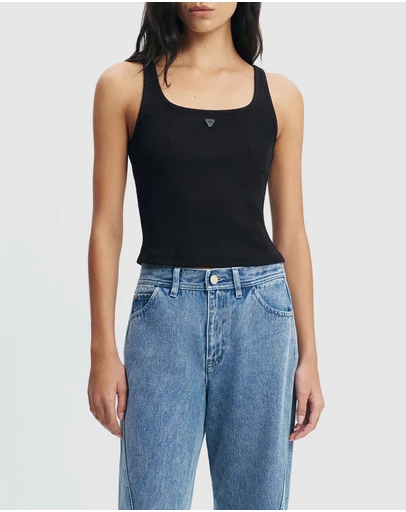 Aje Studio - Cowrie Square Neck Tank