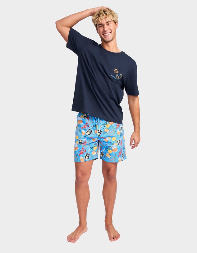 Mitch Dowd - Mitchdowd La Dolce Vita Cotton Pyjama Set