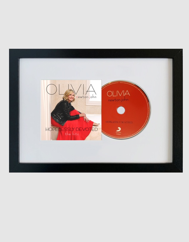 iWorld - Olivia Newton John Hopelessly Devoted - The Hits CD Framed Album Art