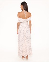 Petal & Pup - Mayven Maxi Dress - White Ditsy