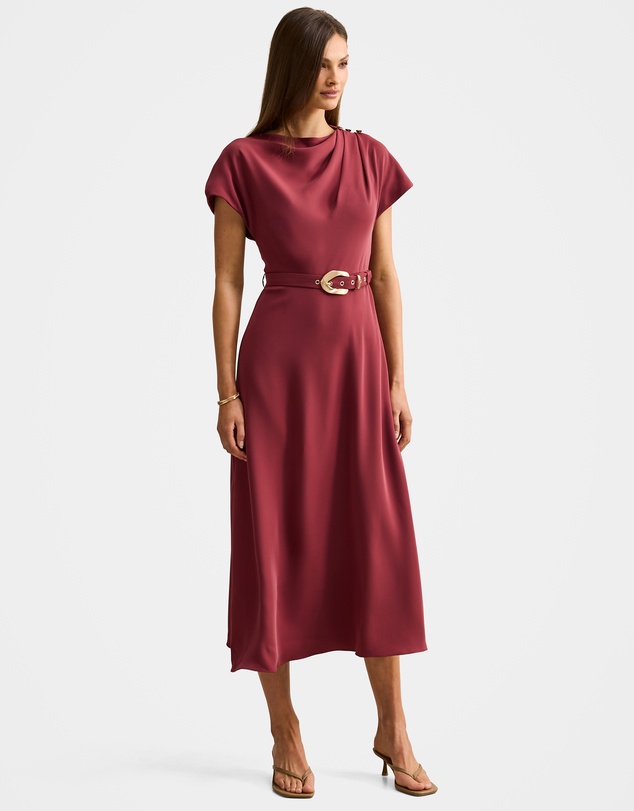 Forever New - Kylee Button Neck Dress