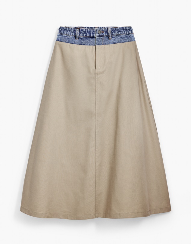 Desigual - Long flared skirt