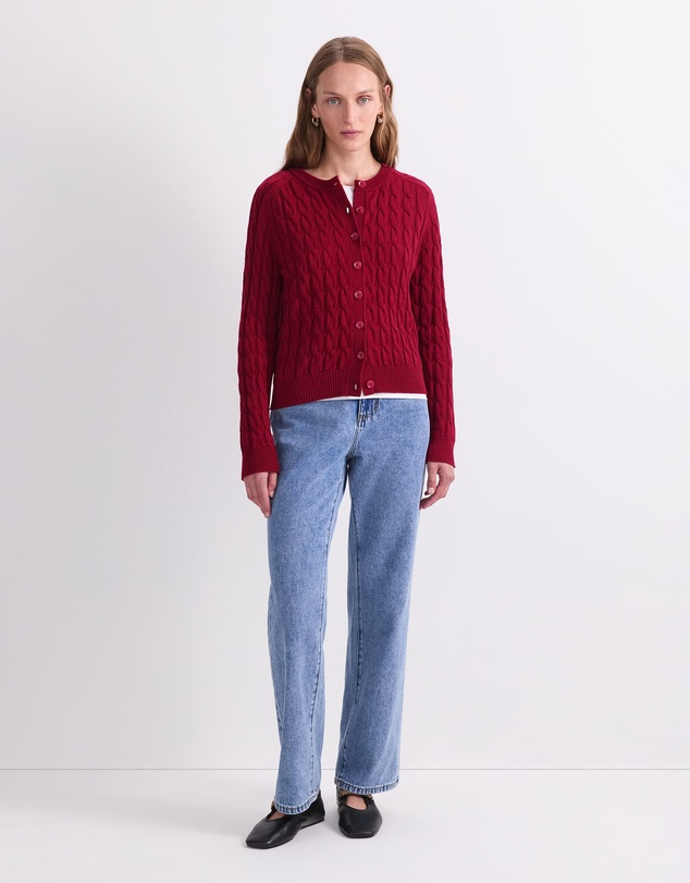 Sportscraft - Merino Cable Cardigan