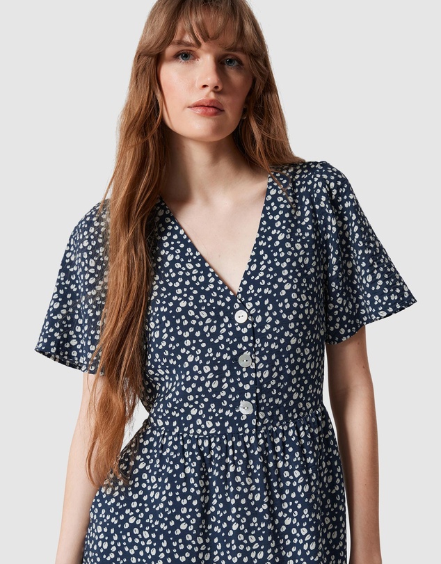 & Other Stories - V-Neck Midi Dress