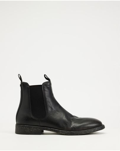 Black Two Tone Leather