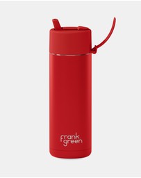 Frank Green - 20Oz Stainless Steel Ceramic Reusable Bottle With Flip Straw Lid