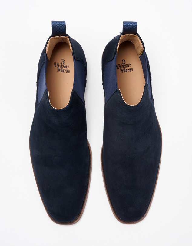 3 Wise Men - 3 Wise Men Vicious Suede Chelsea Boot