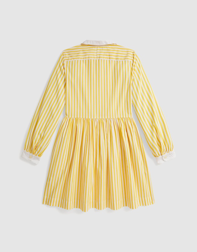 Polo Ralph Lauren - Striped Cotton Poplin Shirtdress - Teens