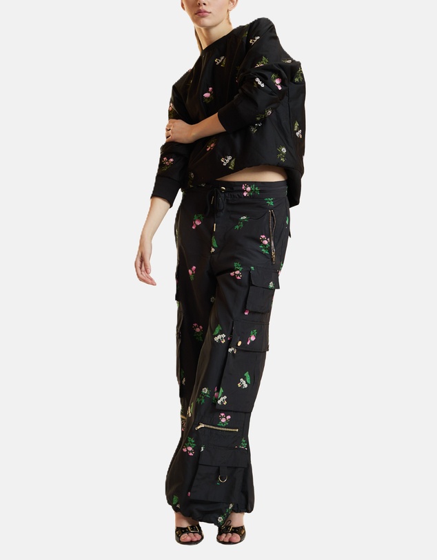 Cynthia Rowley - Printed Cargo Pants