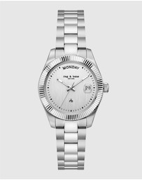 rag & bone - Rag & Bone Lex Silver-Tone Analogue Watch