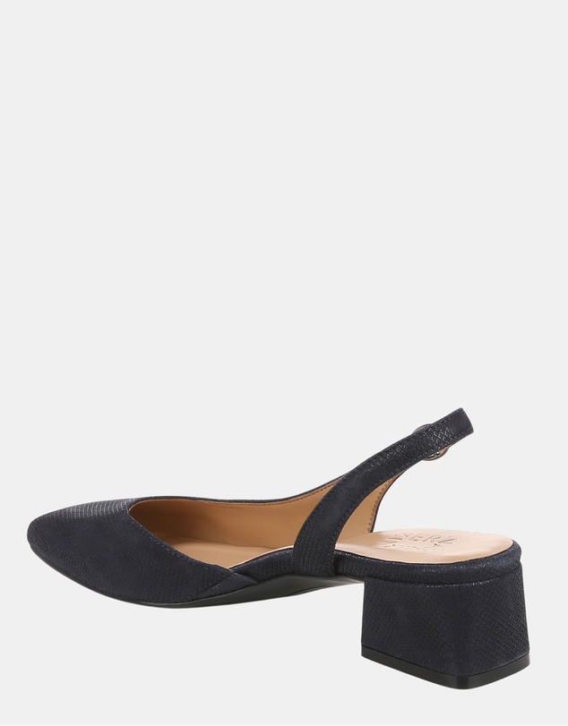 Naturalizer - Jayla Slingback Heeled Sandal - Istmo Navy