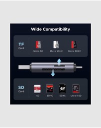 Ugreen - UGREEN USB-C SD MicroSD Card Reader 5Gbps