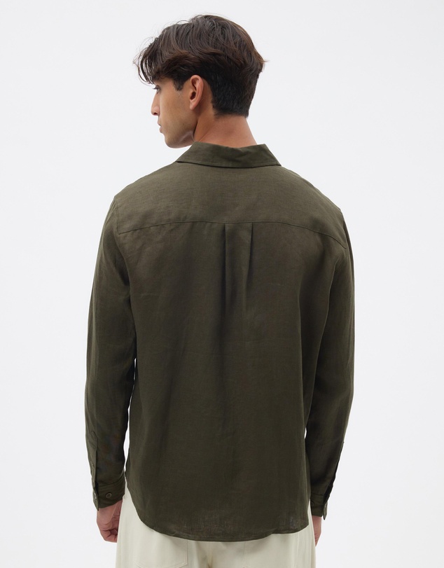 AERE - Euro Resort Linen LS Shirt