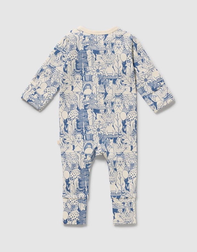 Wilson & Frenchy - Organic Zipsuit With Feet - Babies