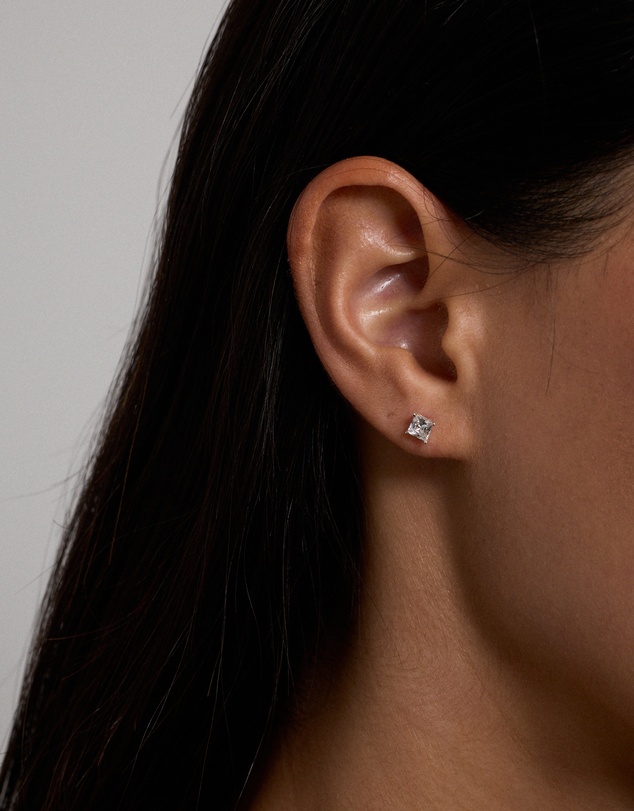 Michael Hill - Stud Earrings with Cubic Zirconia in Sterling Silver