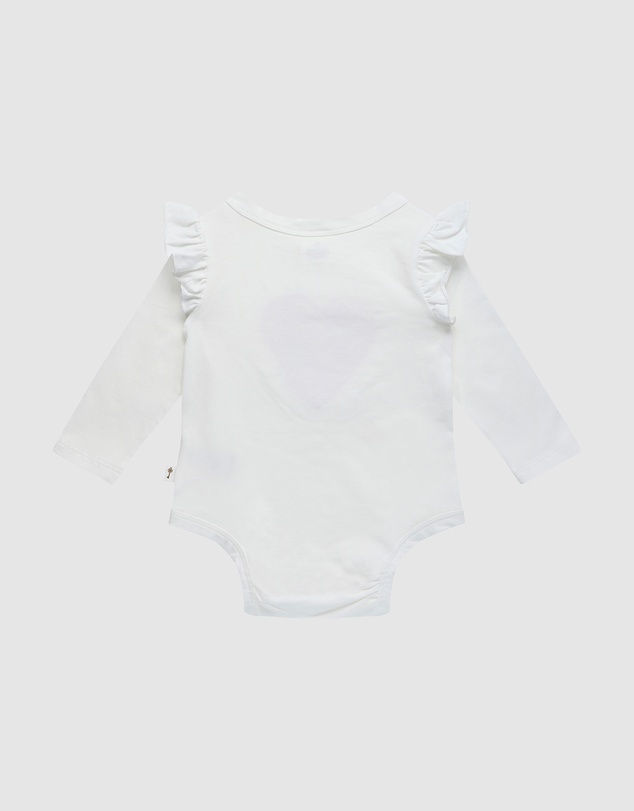 Fleur Harris - 'Days of Enchantment' Sweetheart Bodysuit in Cream